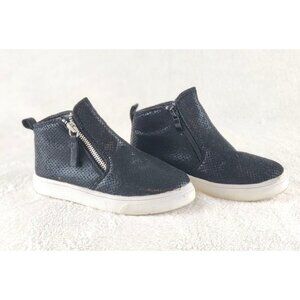 Kids Booties Metallic Shimmer Black SIP Sparkle-In-Pink Girls